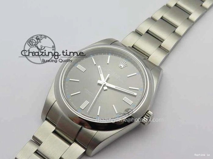 1219 Premium Oyster Perpetual 39mm 114300 JF 1:1 Best Edition Gray Dial On SS Bracelet SA 3795